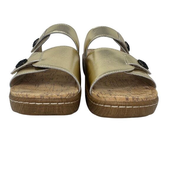 Alegria Style Krystal Style Sandals Womens 9.5 - 10 EU40 Gold Champagne - Picture 4 of 16